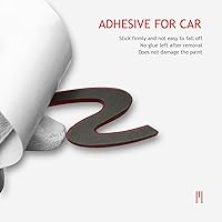 Vista 5 de S - Insignia de emblema para Porsche 911 Cayenne Carrera Turbo Panamera Boxster (S-Rojo)