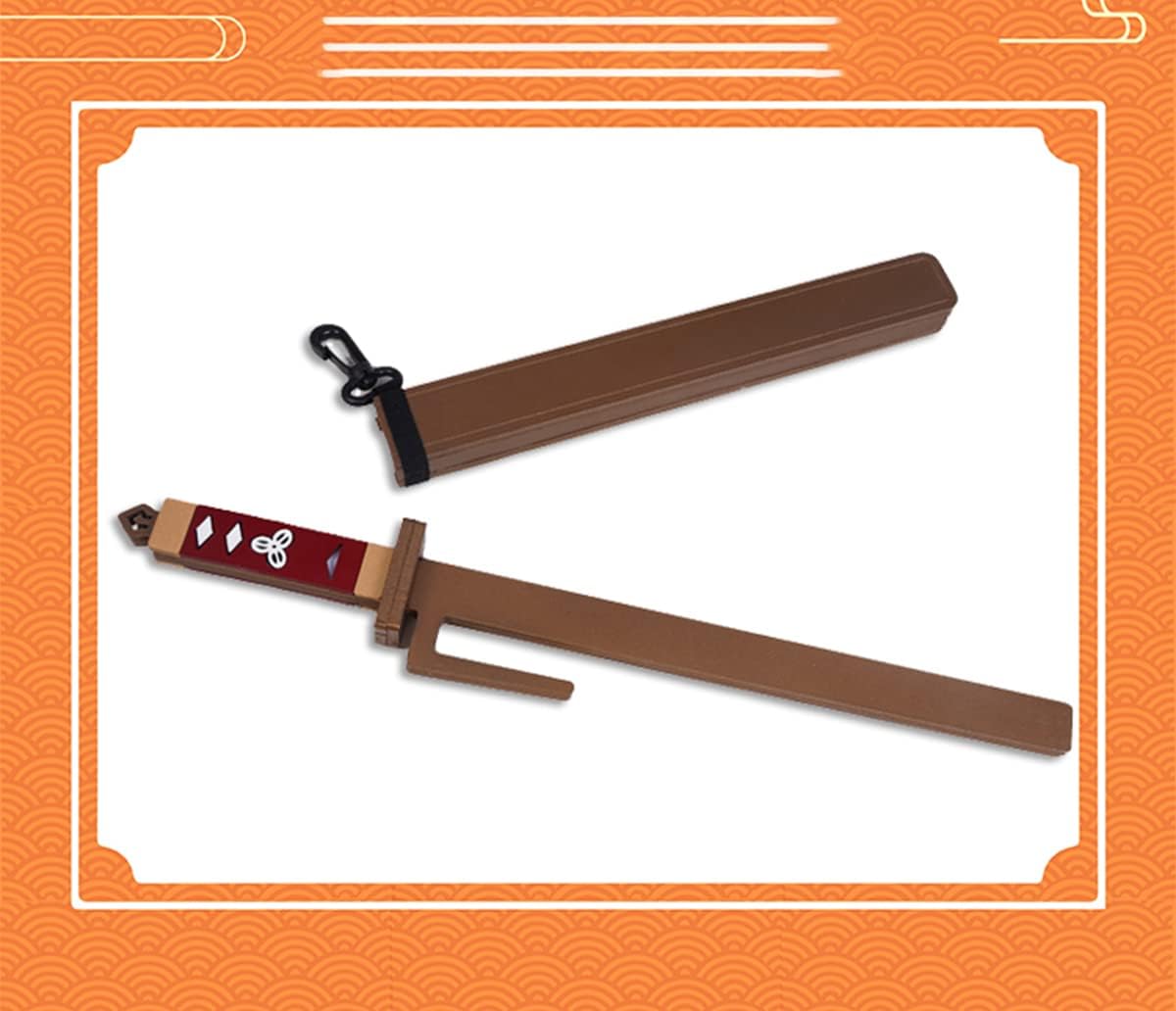 原神 コスプレ 小道具 梅沢のジッテ PVC 40cm 鹿野院平蔵