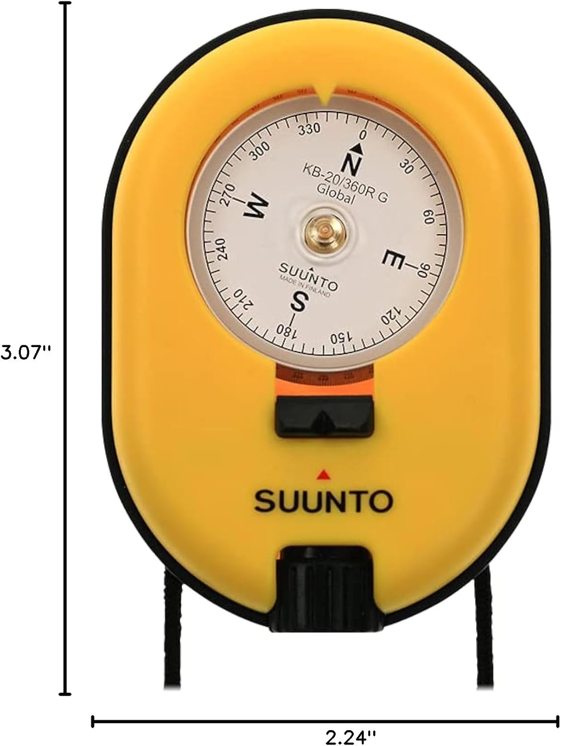SUUNTO KB-20 Compass: Floating, Light-Weight Hand-Bearing Compass