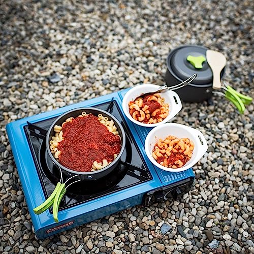 MalloMe Kit de Cocina para Camping 18 Piezas con Estufa para Mochilero - Set de Ollas y Sartenes para Camping con Utensilios y Accesorios de Cocina para Acampar miniatura 6