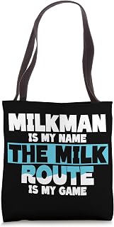 Milkman & Milk Deliveryman Milk Truck & Milk Farmer Tote Bag