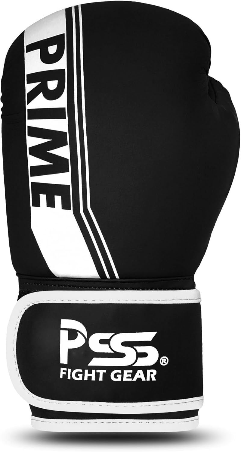 PSS Boxing Gloves for Kids/Youth Training Sparring, Kickboxing, Muay Thai, MMA, Heavy Punching Bag Mitts Focus Pads Workout Durable PU Leather, High-Density Foam Padding 4 6 8 10 Oz