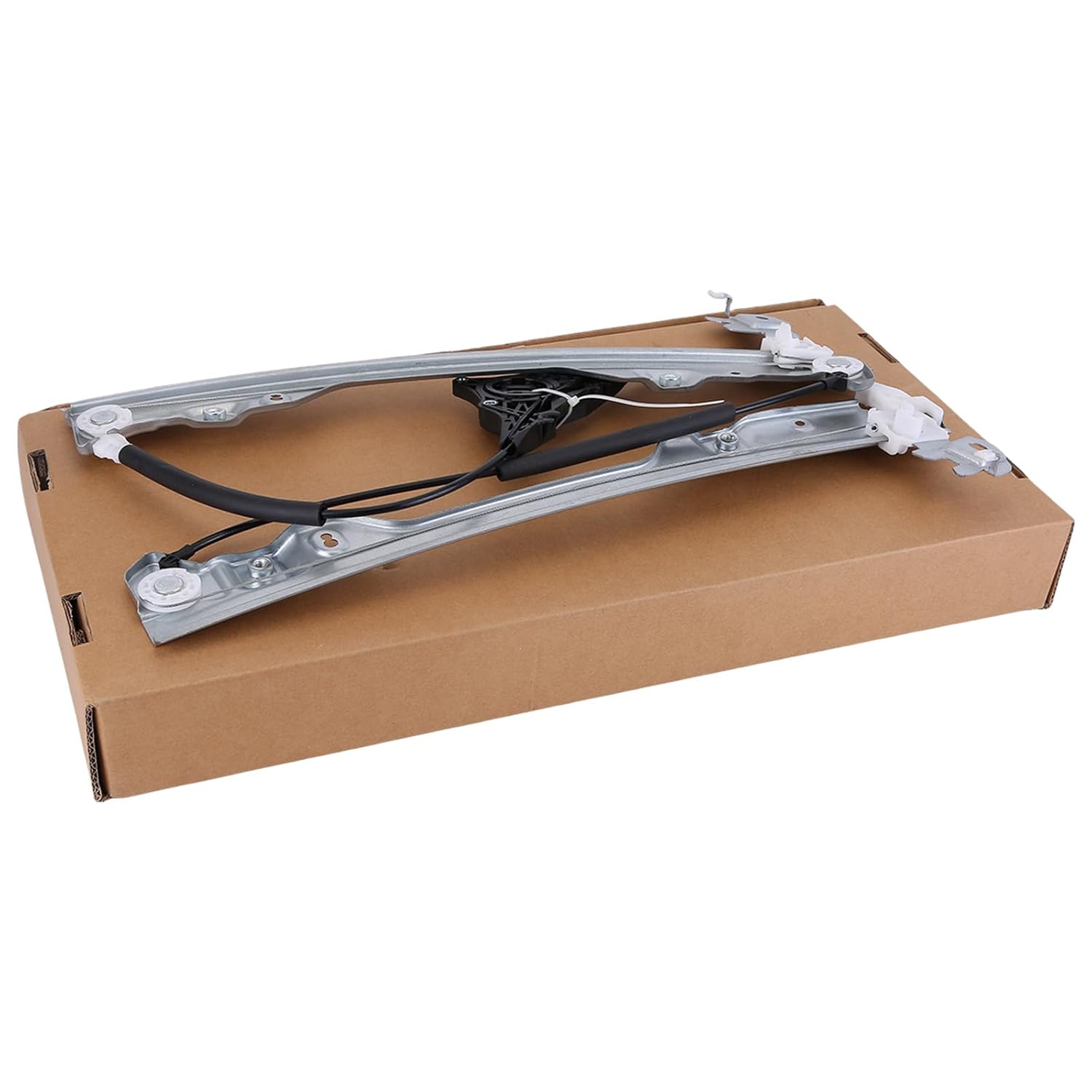 Front Left Driver Side Power Window Regulator Fit for Infiniti 2010-2013 EX35 & 2013 EX37 & 2014-2017 QX50 Power Window Regulator Assembly Replace 80721-1BA0B, 807211BA0B