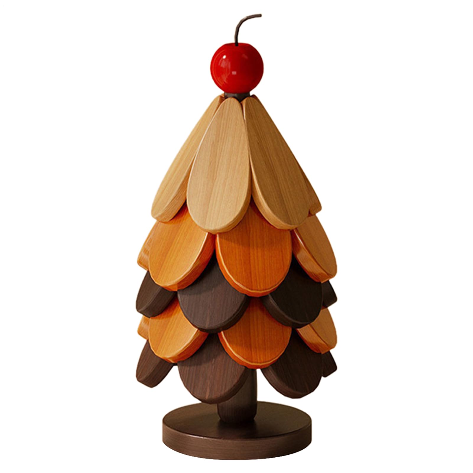 Set di 3 sottobicchieri in legno, motivo albero artistico, tappetino isolante in noce, sottopentola a forma di albero, tovagliette creative pieghevoli in legno, per decorazione della tavola