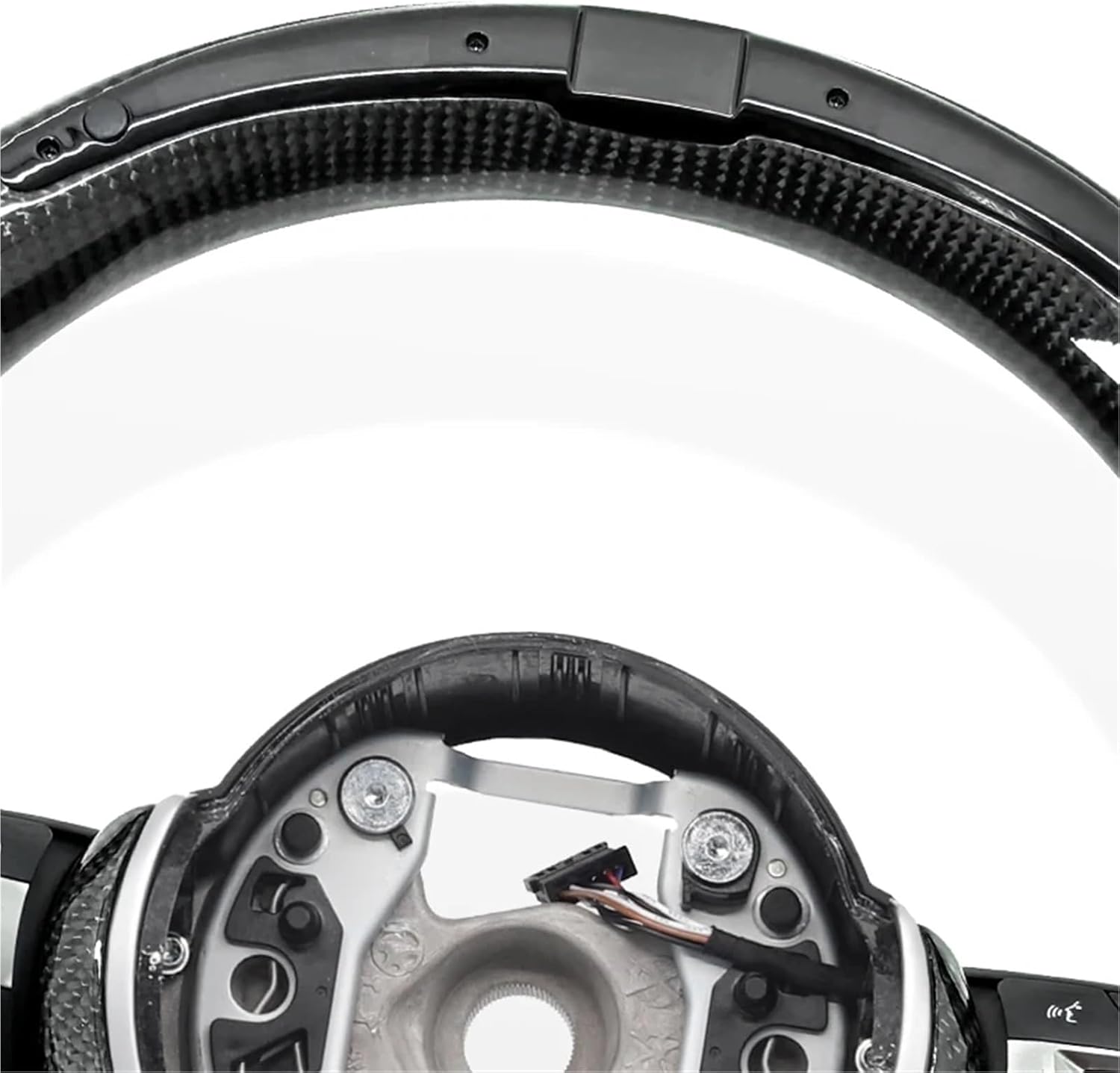 Carbon Fiber LED Car Steering Wheel For BMW M3 M4 M5 M6 F01 F02 F06 F07 F10 F11 F12 F13 F30 F32 F80 F82 E90 E60 Accessories(Style 02-E90)