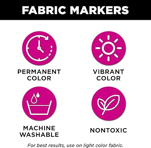 Miniatura 4 de Tulip 40269 Marcadores de tela de doble punta, neón