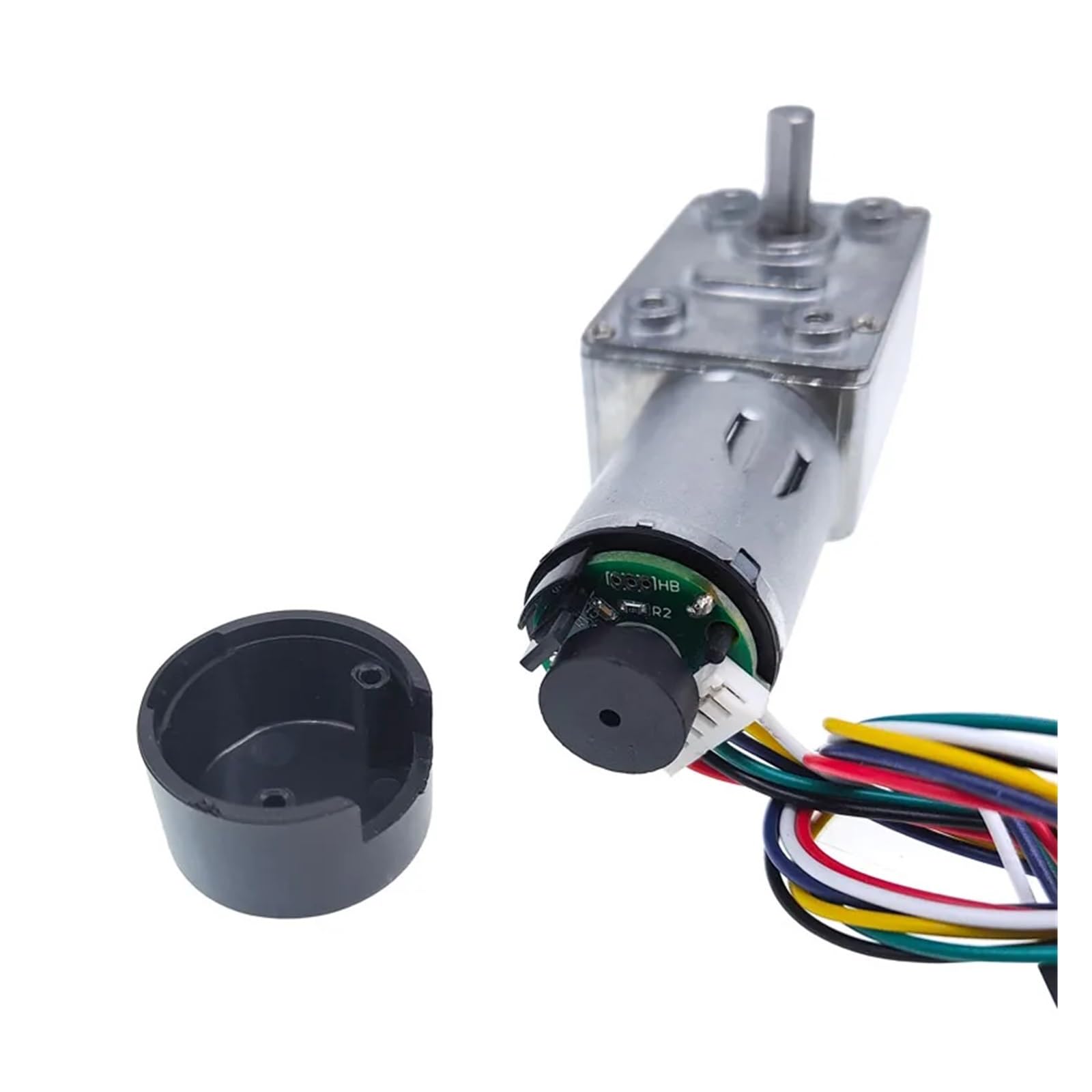 ZGY370EC Gleichstrommotor mit Encoder 11PPR JGY370 Encoder DC12V Schneckengetriebemotor mit großem Drehmoment 5-200 U/min(100)