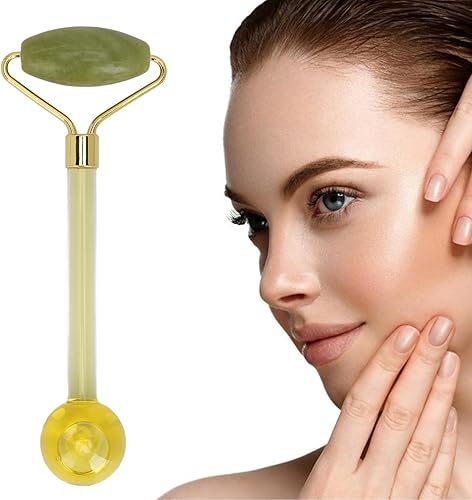 Miniatura 4 de FILFEEL Globos de hielo con rodillo de masaje facial para tratamientos faciales, globos faciales para rutinas diarias de belleza, tensan la piel,