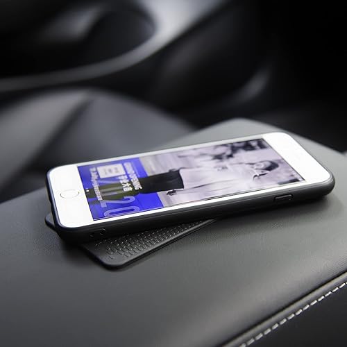 Miniatura 7 de JIMISHA - Alfombrilla antideslizante para tablero de automóvil, almohadilla antideslizante para salpicadero, almohadilla de gel de agarre