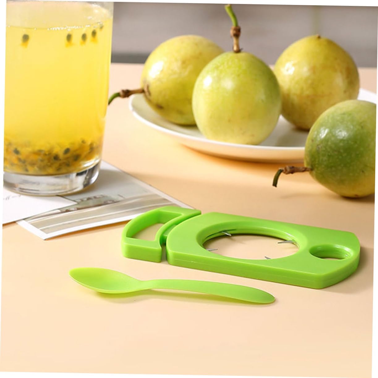 ABS Passion Fruit Opener Tool with Spoon Stainless Steel