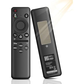 BN59-01432A Solar Voice Remote Replacement for Samsung TV Smart Universal Remote Control Bluetooth Replacement with USB-C Charging Compatible with Samsung TV 2023 QLED Models - Black