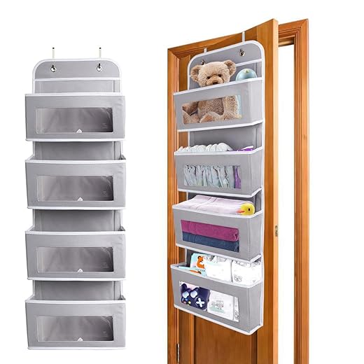ManGotree Over-Door Fabric Organiser (4 Pockets)