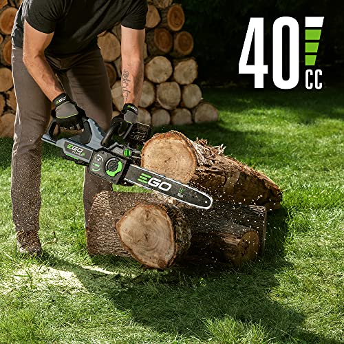 EGO POWER+ Chain Saw, 16” Battery Powered Chainsaw, Electric Cordless, Includes 56V 4.0Ah Battery and Charger – CS1613 by EGO Power+ - Image 4