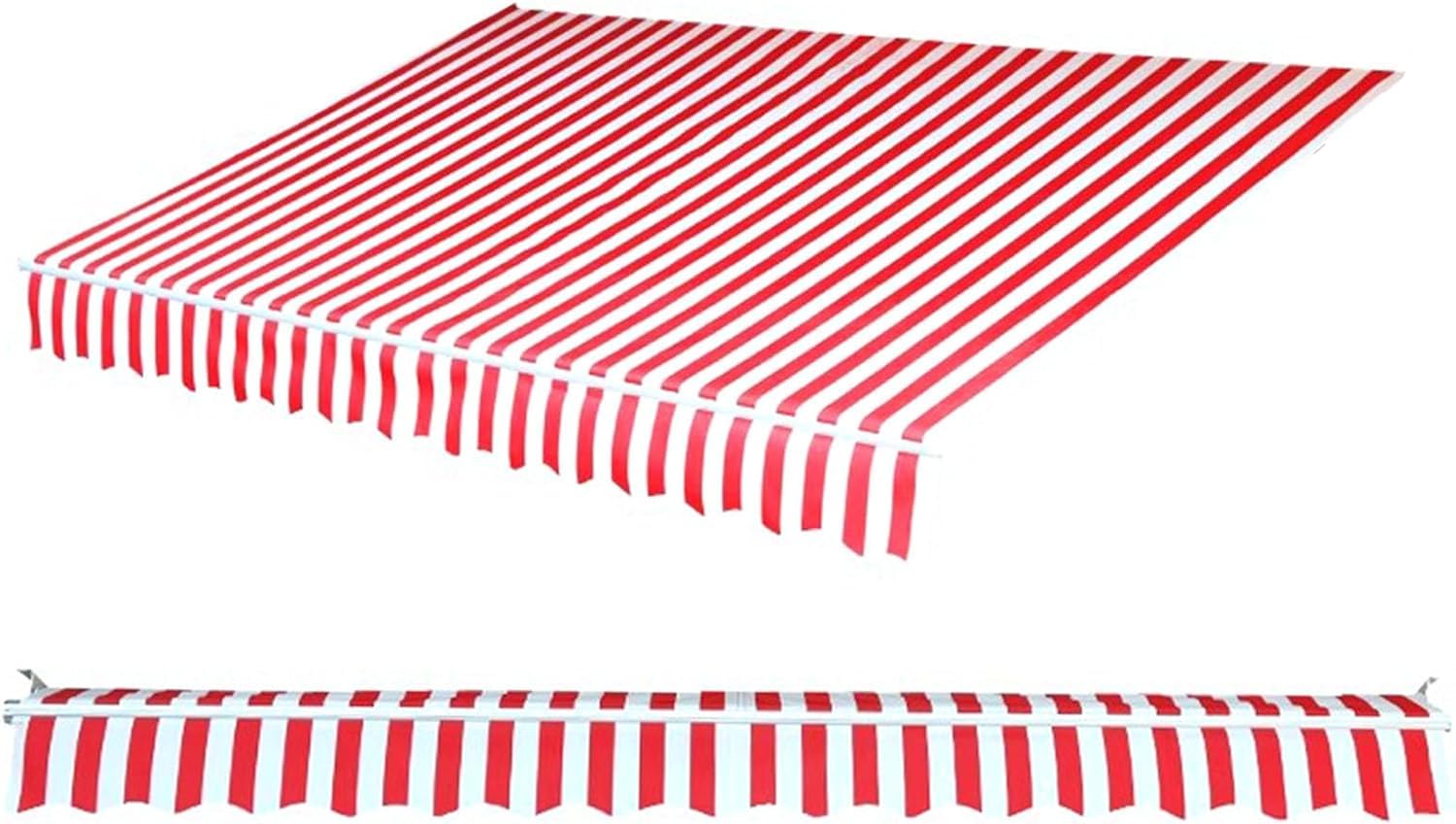 Toldo retráctil para patio y cenas en la terraza con lona de repuesto de 3m