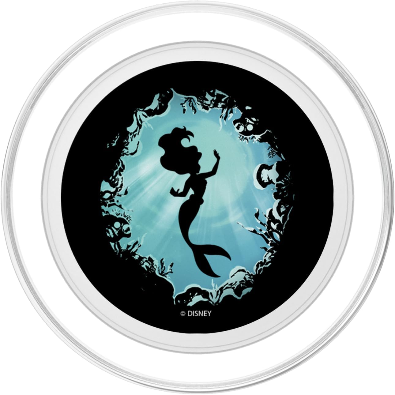 Disney Little Mermaid Ariels Silouhette Underwater PopSockets PopGrip for MagSafe