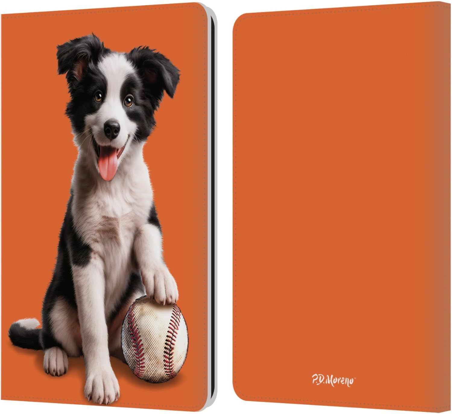 Head Case Designs Officially Licensed P.D. Moreno Dachshund Hockey Sport Puppies Leather Wallet Case Compatible with Kindle Paperwhite 1/2 / 3
