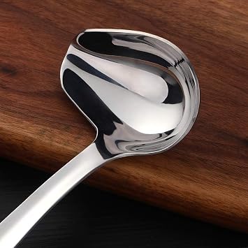 Stainless Steel Kitchen Utensil Set -8 Cooking Utensils, Plated Set Kitchen Tools Gadgets Cake Shovels/Plain Spatula, Potato Masher, Spoon, Slotted Spoon, Soup Ladle-Sliver