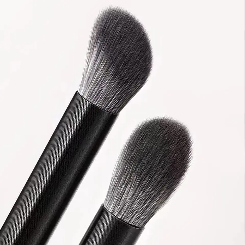 2 pincéis de sombra de nariz, contorno angular, destacar, maquiagem, corretivo, sombra, cosméticos, ferramentas corretivas, estilo 2