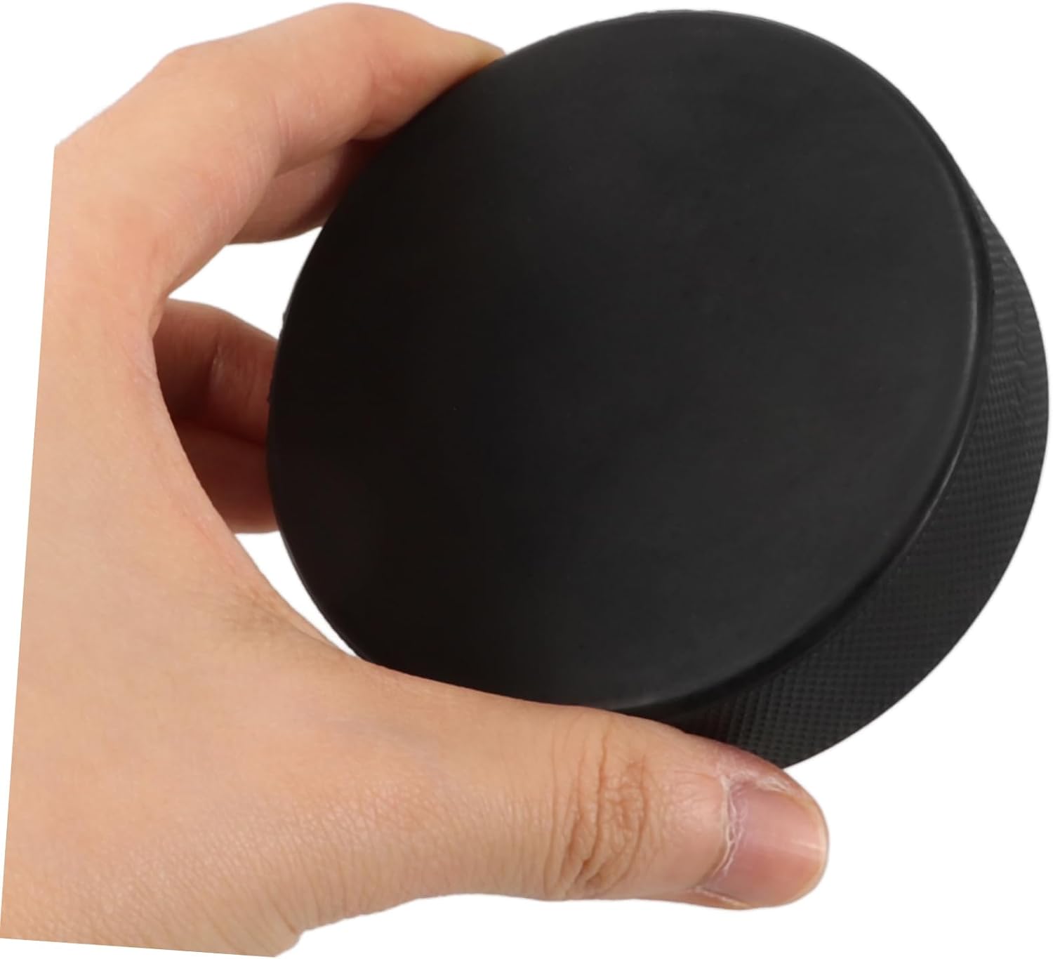 Toyvian 4pcs High Hardness Ice Hockey Puck Indoor Hockey Pucks Rubber Ice Training Sports