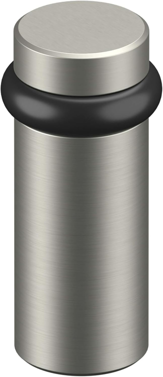 DELTANA Round Universal Floor Bumper 3", Solid Brass (Antique Brass)