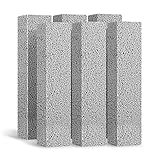 Lenicany 6Pack Pumice Stone for Toilet Cleaning Bowl Stick,Powerfully Cleans Hard Water Rings, Calcium Buildup & Stains, Suitable for Cleaning Toilet, Bathtubs, Kitchen Sink, Grill