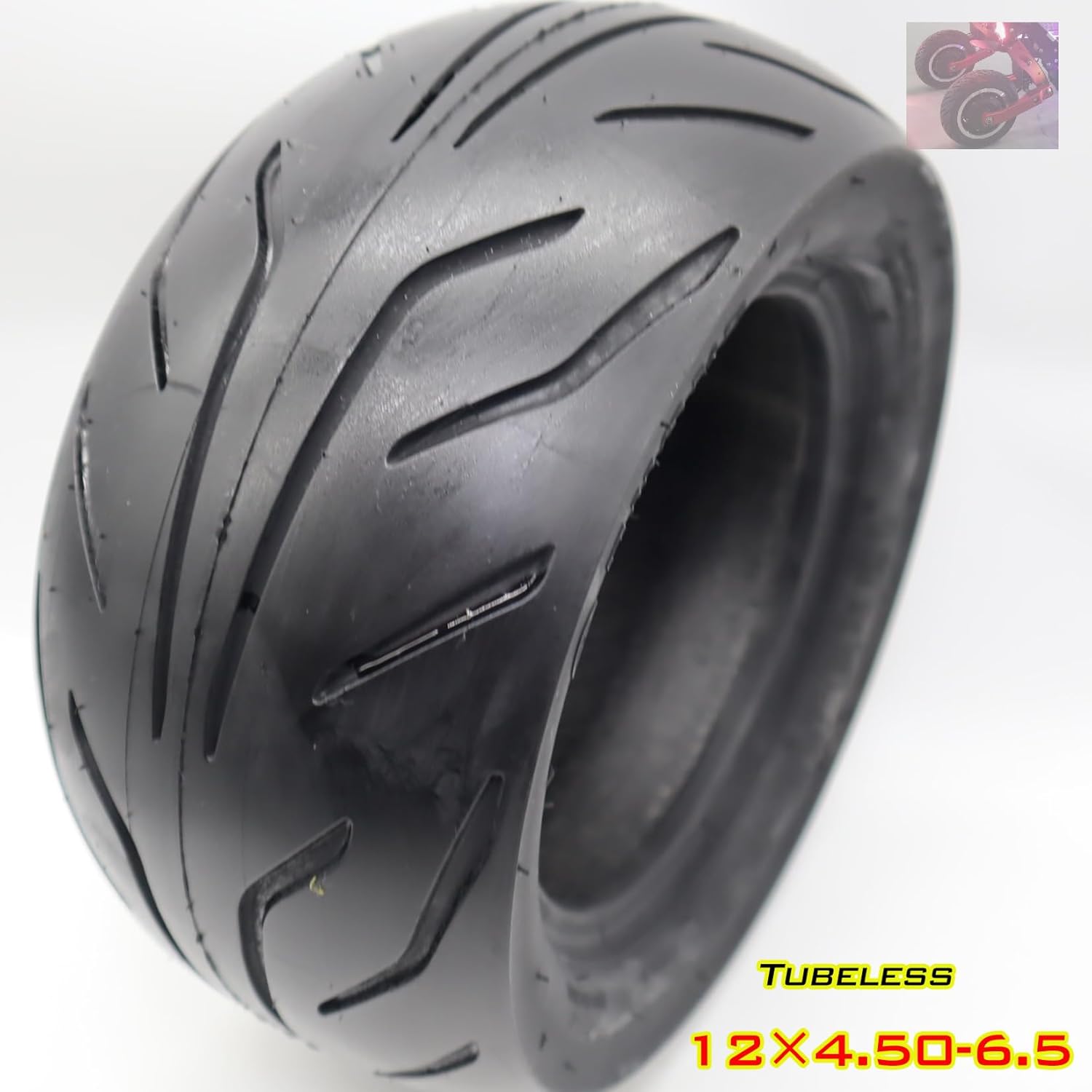 Scooter Tires 12 Inch 12x4.50-6.5 Tires Vacuum Tubeless Tyre For Electric Scooter 12 * 4.50-6.5 Tires Parts