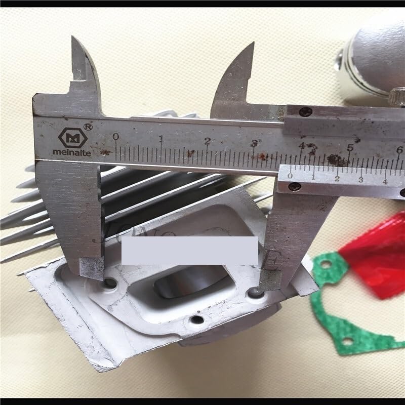 44MM 52CC BC520 CG520 Brush Cutter Cylinder Piston Kit w/Manifold Cylinder Gasket and Needle Bearing for TL52 Grass Trimmer Replacement Parts, JIPEISANG66