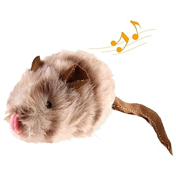 Gigwi Chirpy Cat Mouse Toy Squeak - Cat Toys Interactive Squeaking Mouse Cat Toy Melody Chaser Play N Squeak Kitten Toy, Mouse Sound Cat Toy for Boredom
