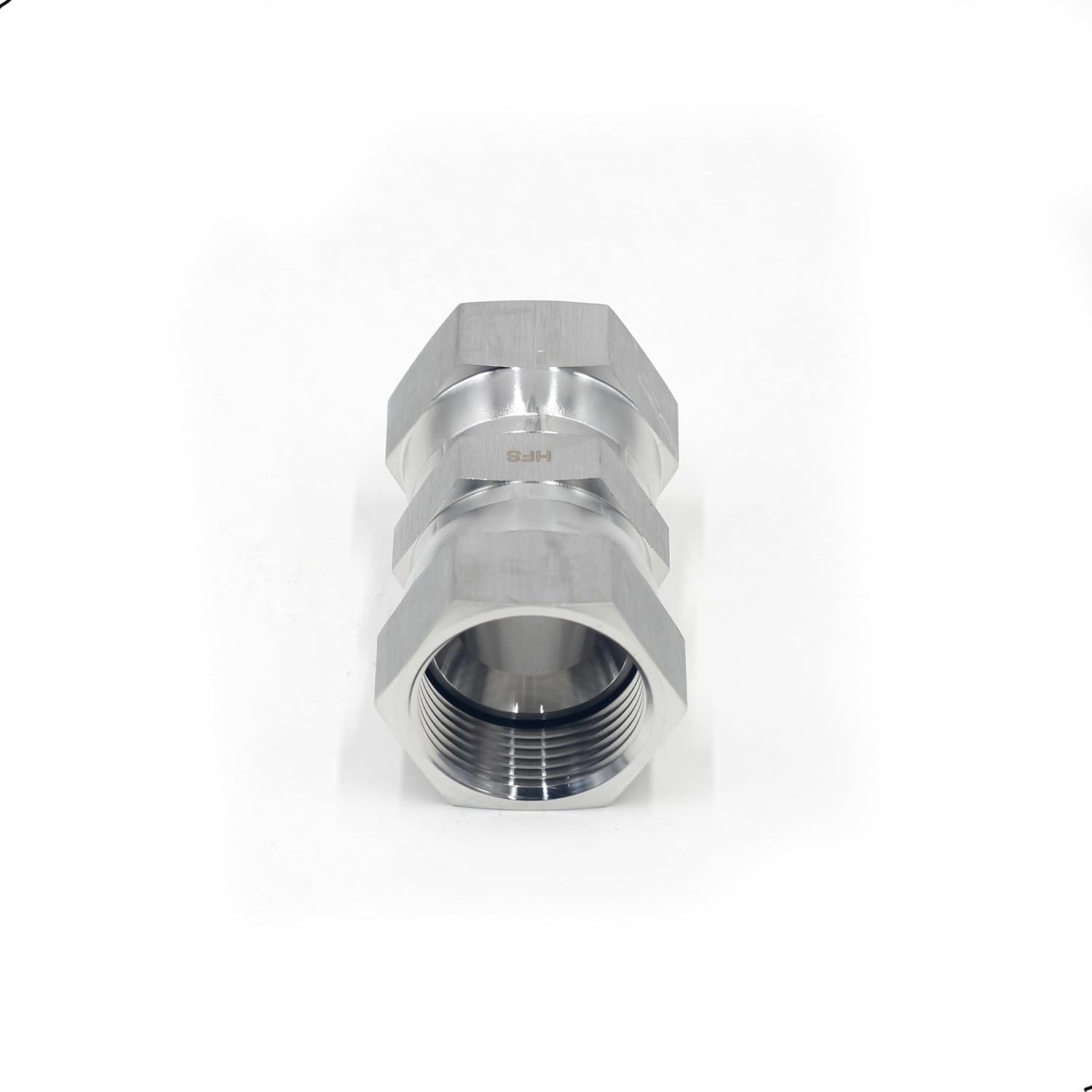 HFS(R) 1" Female JIC Swivel x 1" Female JIC Swivel Nut Union Stainless Steel 304