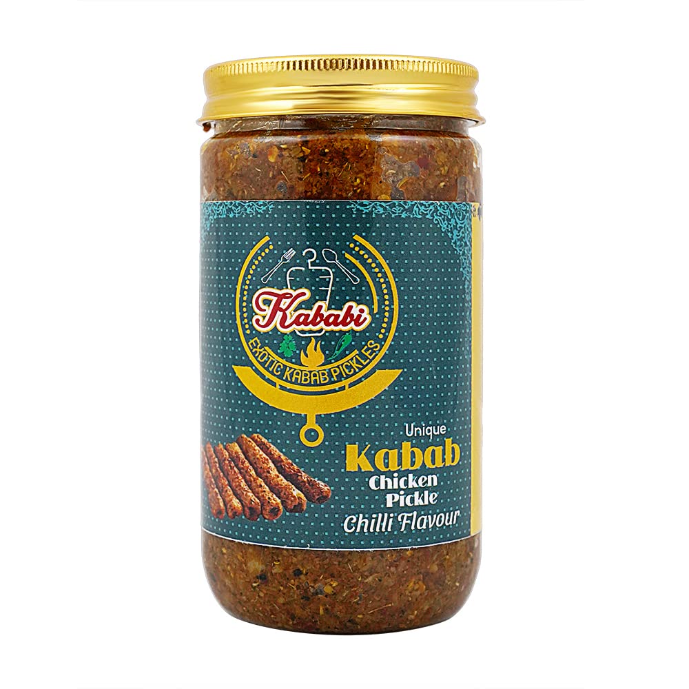 Kababi's Chicken Chilli Seekh Kabab Pickle (400 GM) Unique Kabab Pickle(Non Veg Pickle)- Chicken Pickle-picture-32