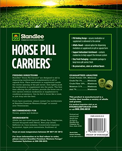 Standlee Premium Western Forage Pill Carriers Medication Delivery System - Thumbnail 2