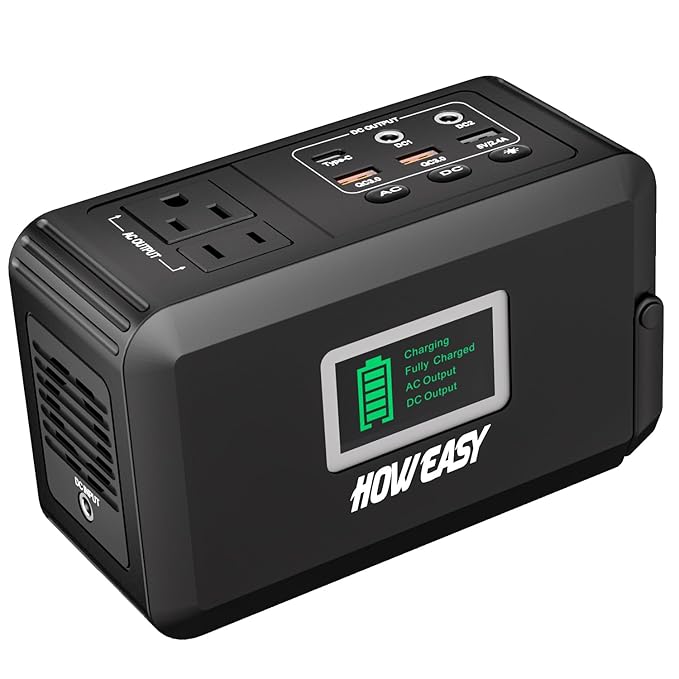 HOWEASY Portable Power Station120W(240W Peak)