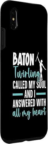 Miniatura 15 de Funda para iPhone 12/12 Pro Baton Twirling Gimnasia Majorette Baton Twirler
