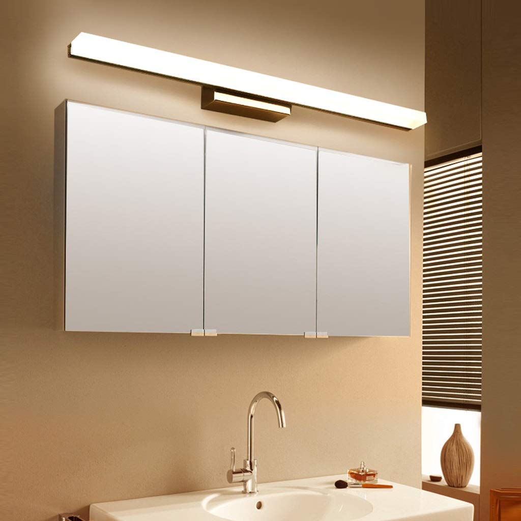 Lampada da toeletta a LED, Impermeabile e antiappannamento, Lampada da Comodino, Lampada da Comodino, Lampada da Comodino, Luce Calda, 40 cm (Color : White Light, Size : 120cm)