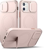 Vista 78 de SURITCH Funda para iPhone 14 Pro Max con cubierta magnética para cámara deslizante y soporte ajustable, compatible con MagSafe, funda protectora