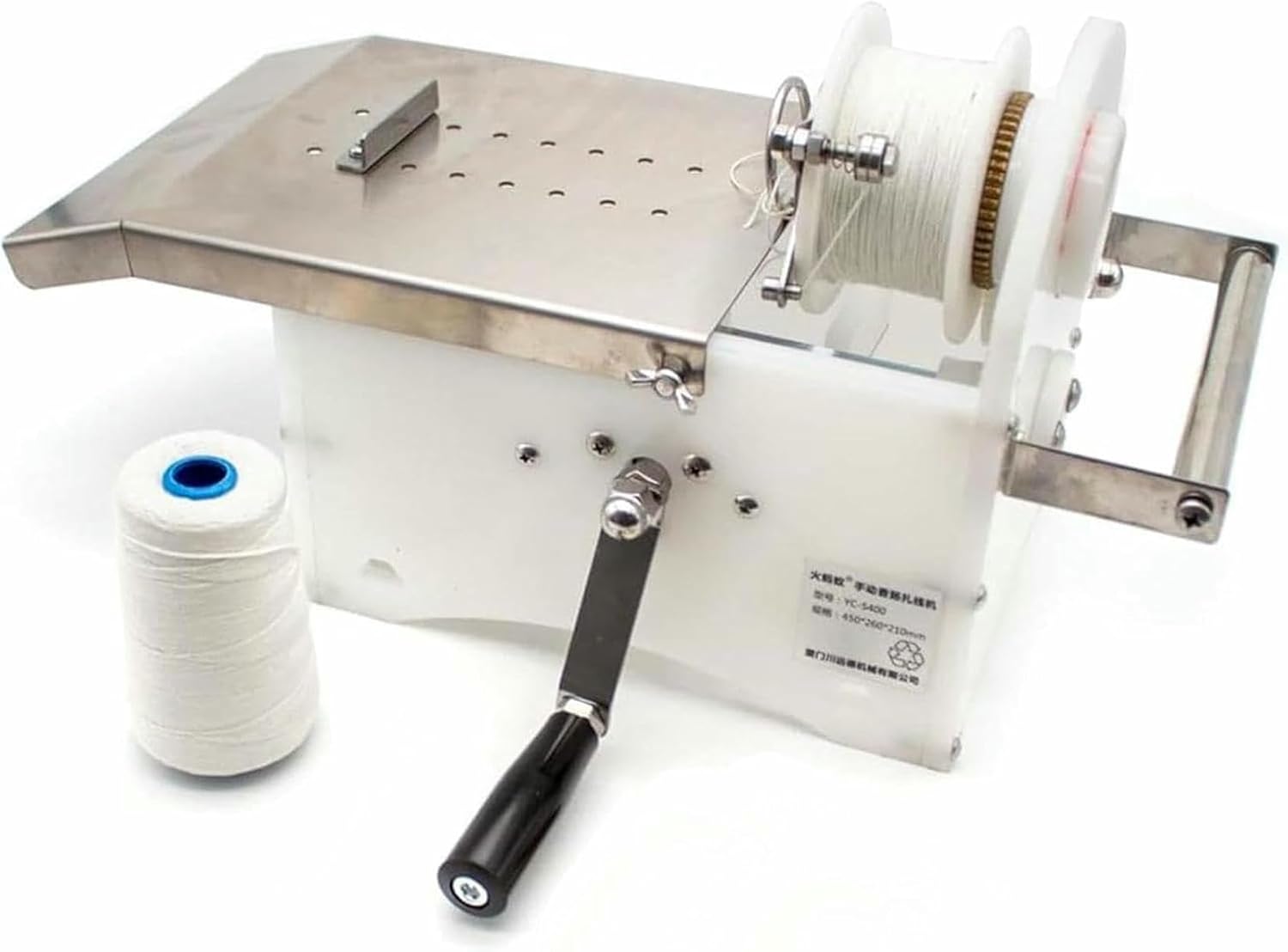 Sausage Machine Stainless Steel Manual 0-45 Mm, Manual Sausage and Sausage Machine, Sausage Atadorant Machine for Commercial Domestic Use ~/