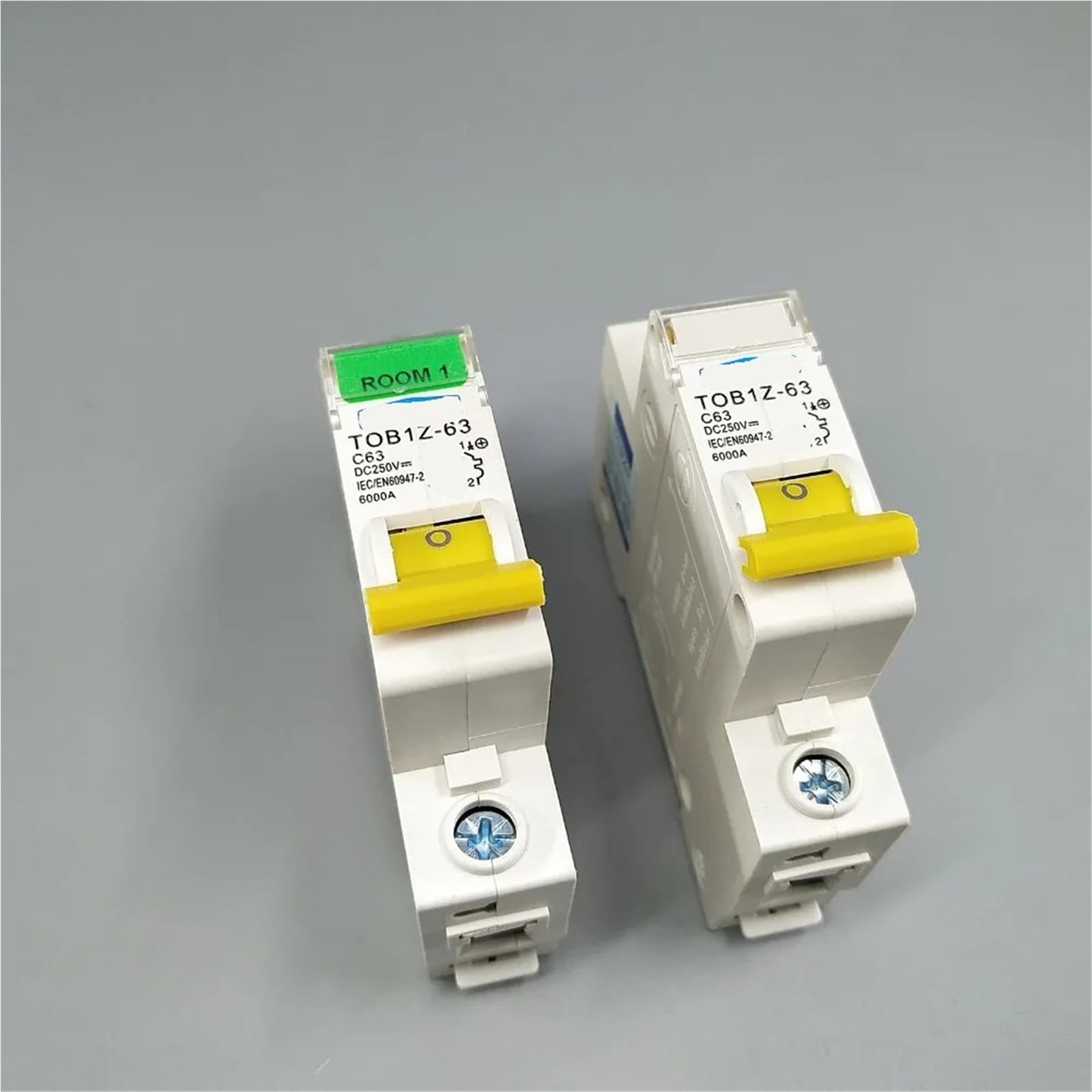 1P DC 250 V Circuit Breaker MCB C Curve Single Pole direkt-Strom Bezpiecznik 1 szt. (1P 6A)