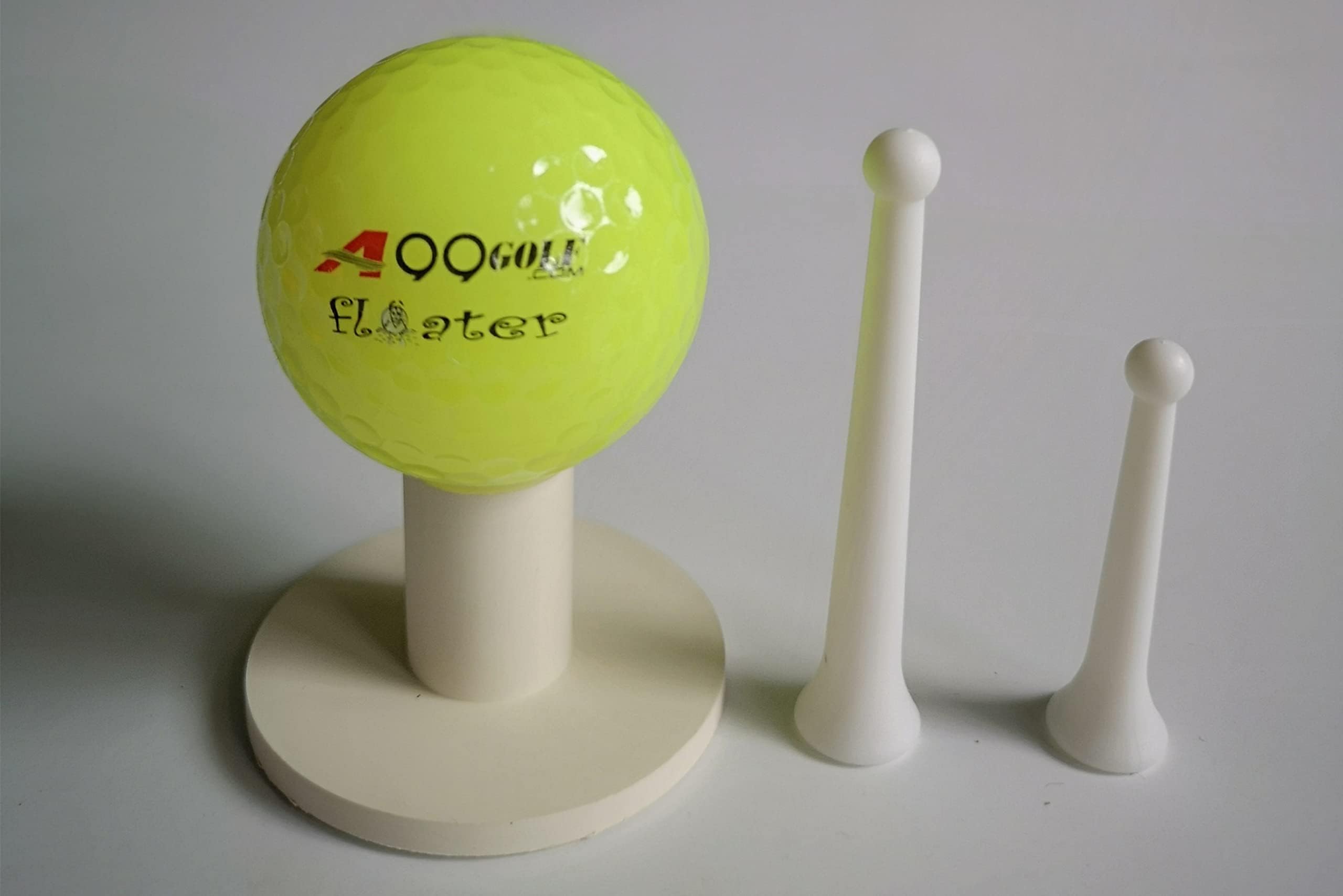 Golf 1set RT02-1 Rubber Tee Holder with 2pcs Tees 2 1/2" & 1 3/4" Indoor Outdoor Simulator Home use