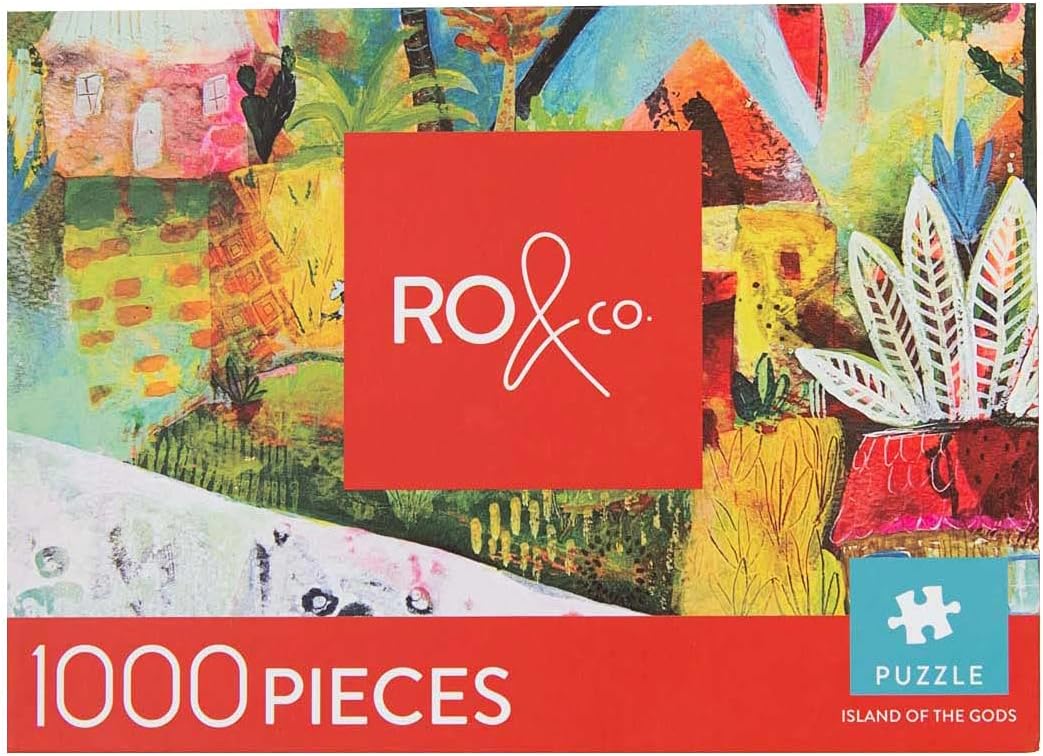 Tracy Verdugo Island of The Gods Puzzle - 1000pc Artist Designed Jigsaw Puzzle Made from Premium Quality Recycled Cardboard Calming and Mindful Brain Training