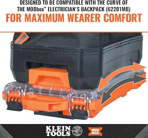 Miniatura 5 de Klein Tools 54812MB MODBox Caja de almacenamiento compacta, organizador de piezas, caja de herramientas se conecta al sistema modular MODBox,