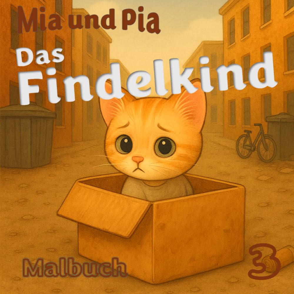 Mia und Pia - Das Findelkind - Band 3: Abenteuer zum Ausmalen, Lernen und Staunen (Mia und Pia - Ausmalspaß trifft Katzenwissen - Abenteuer zum Ausmalen, Lernen und Staunen)