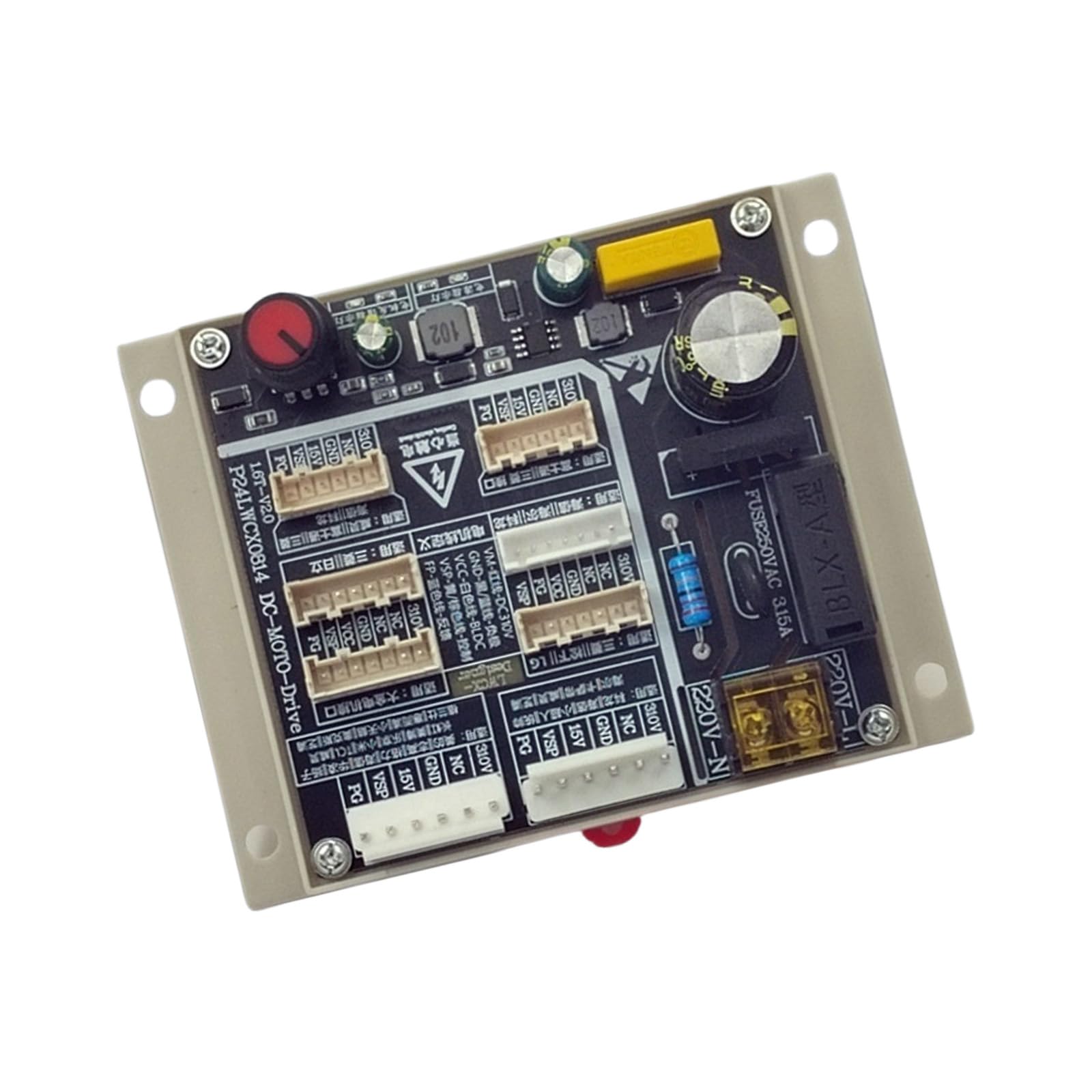 General HVAC Motor Module Featuring 8 Interfaces Port Potentiometer Rate Control & Discharge for Fan HVAC Motor Rate Regulation Control Board