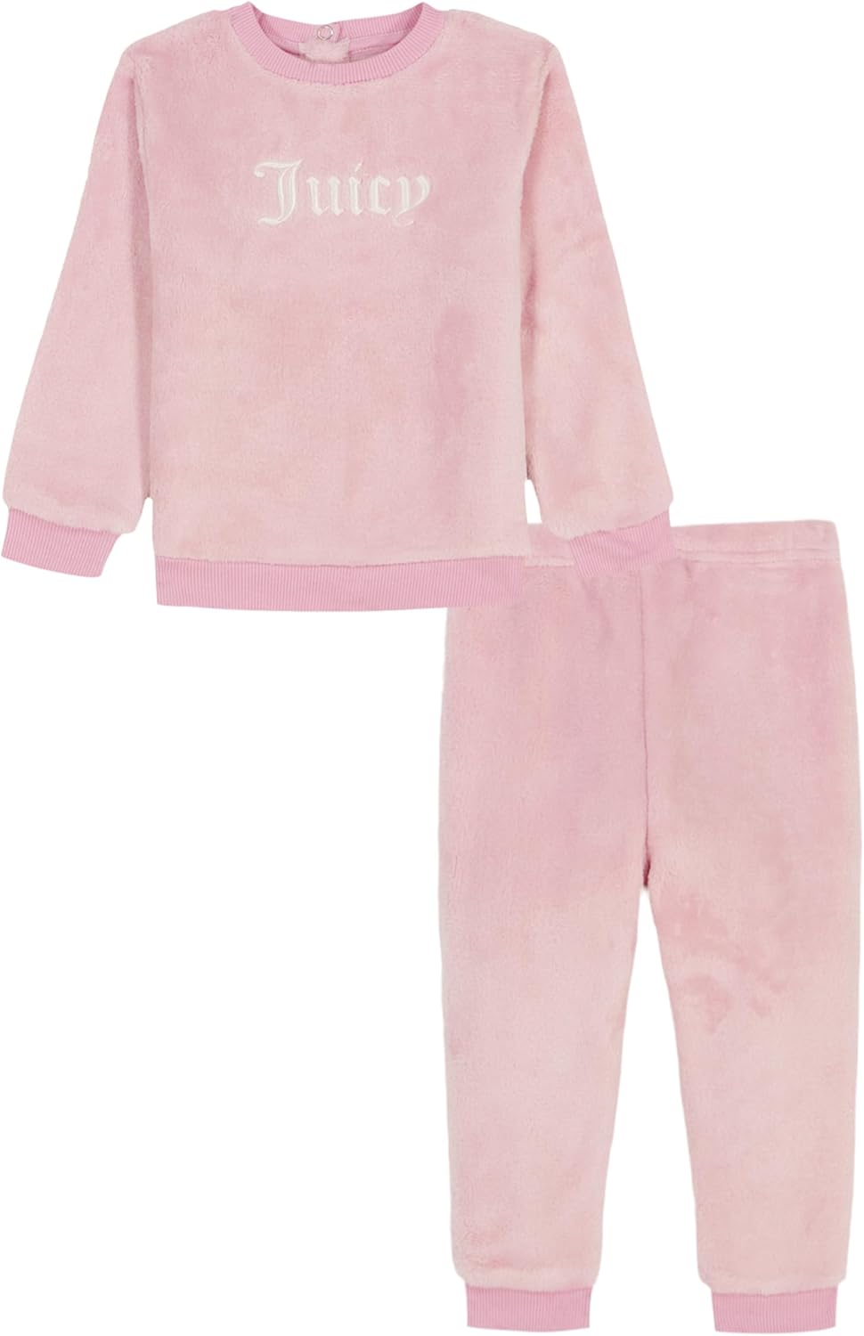 Juicy Couture girls 2 Pc Sherpa Pant Set