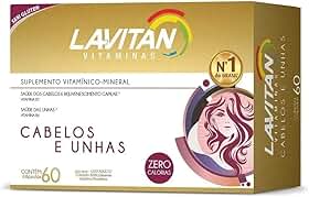 Lavitan Mais Hair Cabelos E Unhas 60 Cápsulas