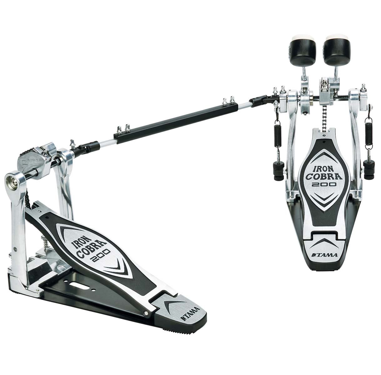 Tama HP200PTW Iron Cobra Power Glide 200 Serie Doppelfußmaschine + keepdrum Drumsticks 1 Paar