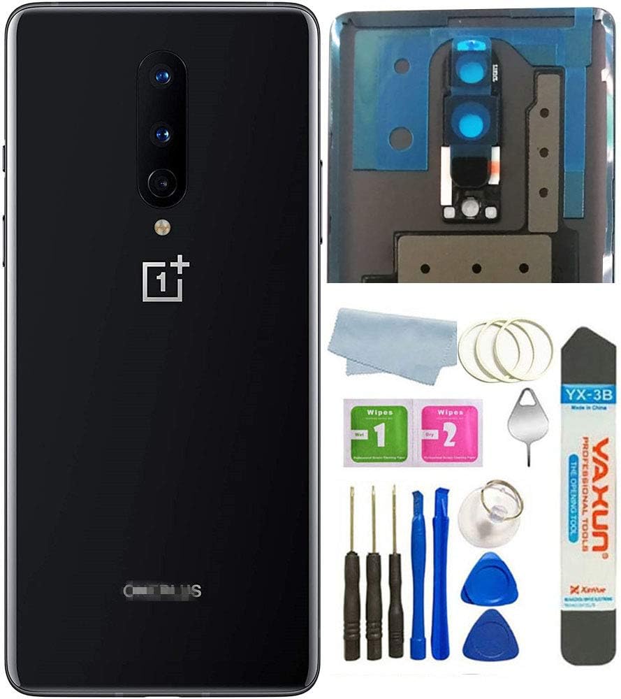 OnePlus 8 バックガラスカバー交換用 カメラレンズハウジングアセンブリパーツ OnePlus 8 5G 6.5インチ用
