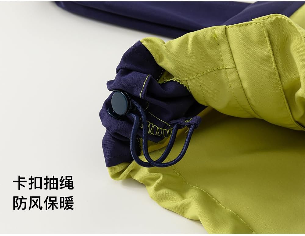 Meufam Toddler Baby Boys Girls Windbreaker Jacket Coat Long Sleeve Lightweight Color Block Windproof Outwear Raincoat