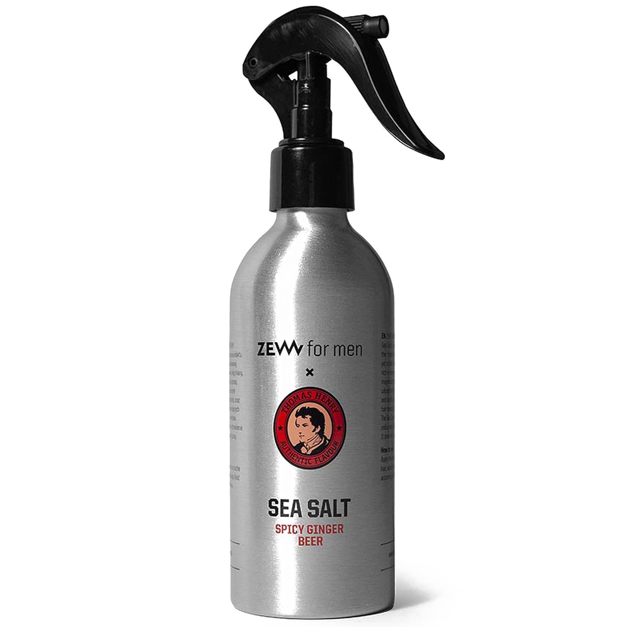 ZEW for Men Meersalz Spray Haare Herren 240ml – Leinöl Mineralien – Beach Waves Textur Volumen – Ohne Alkohol – Vegan Naturkosmetik