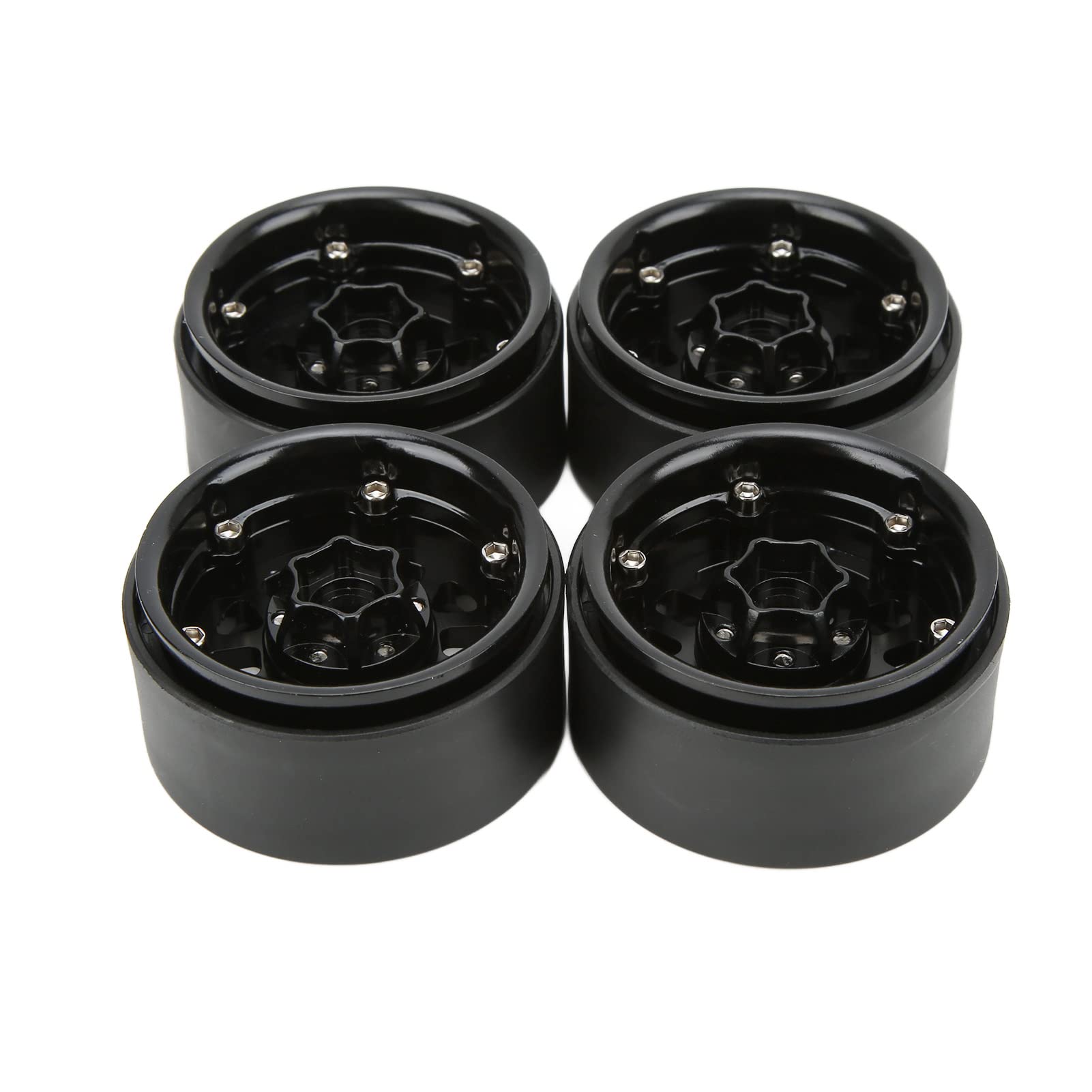 【新品】RC Channel 1.9ビードロックホイール　4本セット Amazon.co.jp: Ongwan RCメタルビードロック ホイール 4個1.9