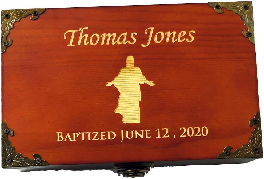Personalized wooden keepsake box w/ lock key, Sympathy Gift Box, Memorial Gifts, Custom jewelry box, Wooden Organizer
